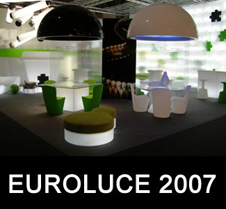 SLIDE Messestand auf der Euroluce 2007